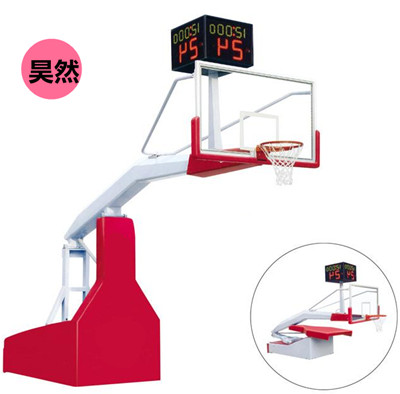 豪華型手動遙控液壓籃球架（計(jì)時(shí),24秒另配）